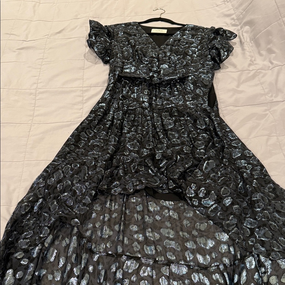 ba&sh Black and Silver Dress